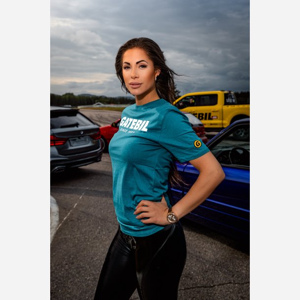 T-SKJORTE UNISEX PETROL BLUE