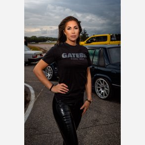 T-SKJORTE UNISEX SVART