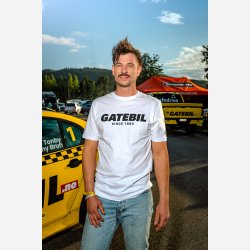 T-SKJORTE UNISEX HVIT.