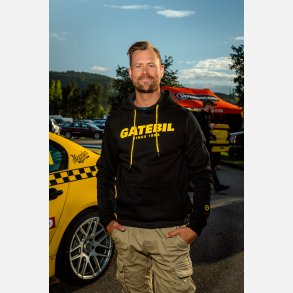 HETTEGENSER UNISEX SVART/GUL.