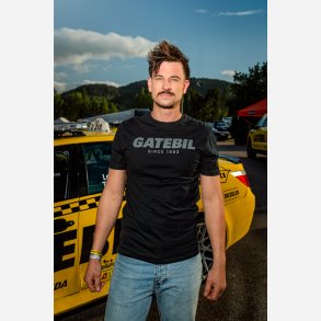 T-SKJORTE UNISEX SVART.