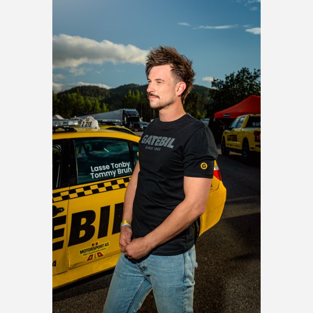 T-SKJORTE UNISEX SVART.