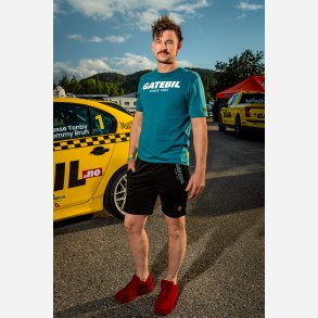 T-SKJORTE UNISEX PETROL BLUE.