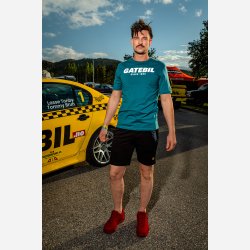 T-SKJORTE UNISEX PETROL BLUE.